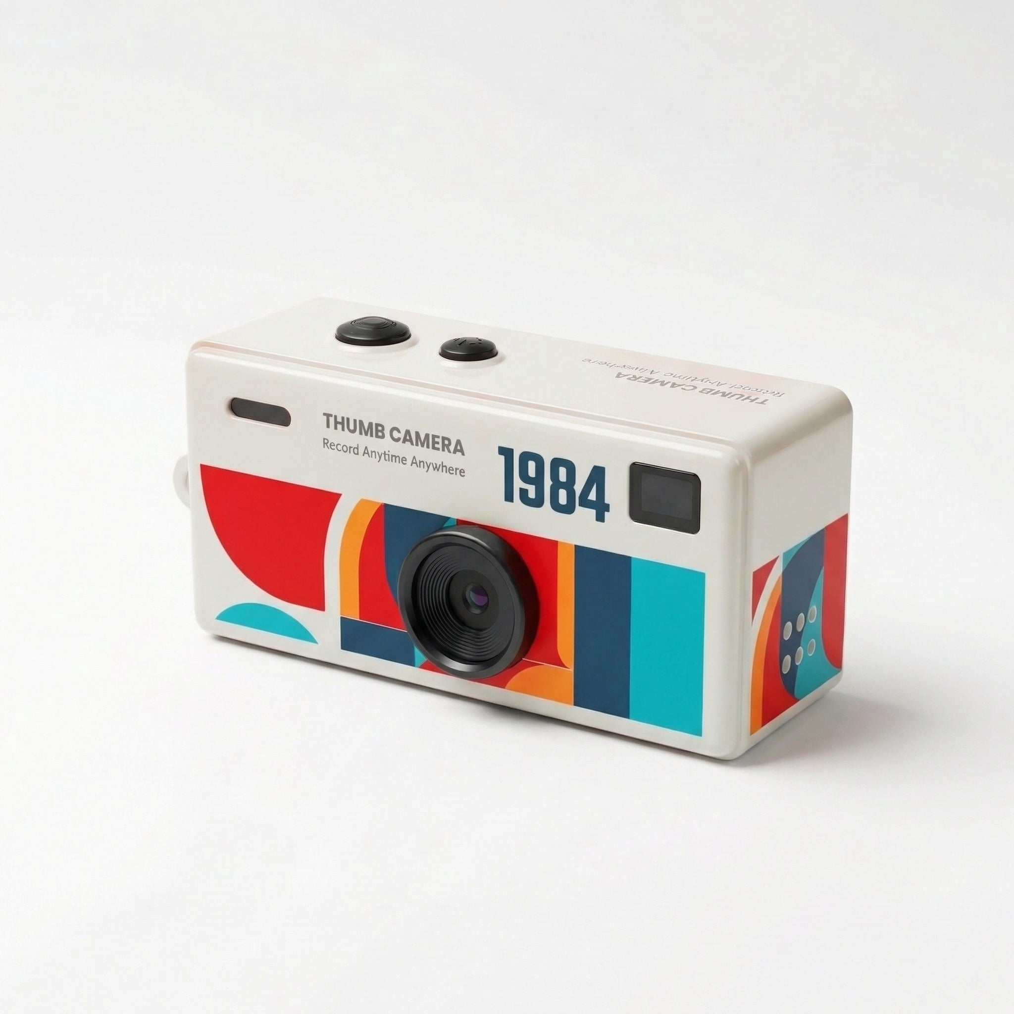 White Mini Clip Camera