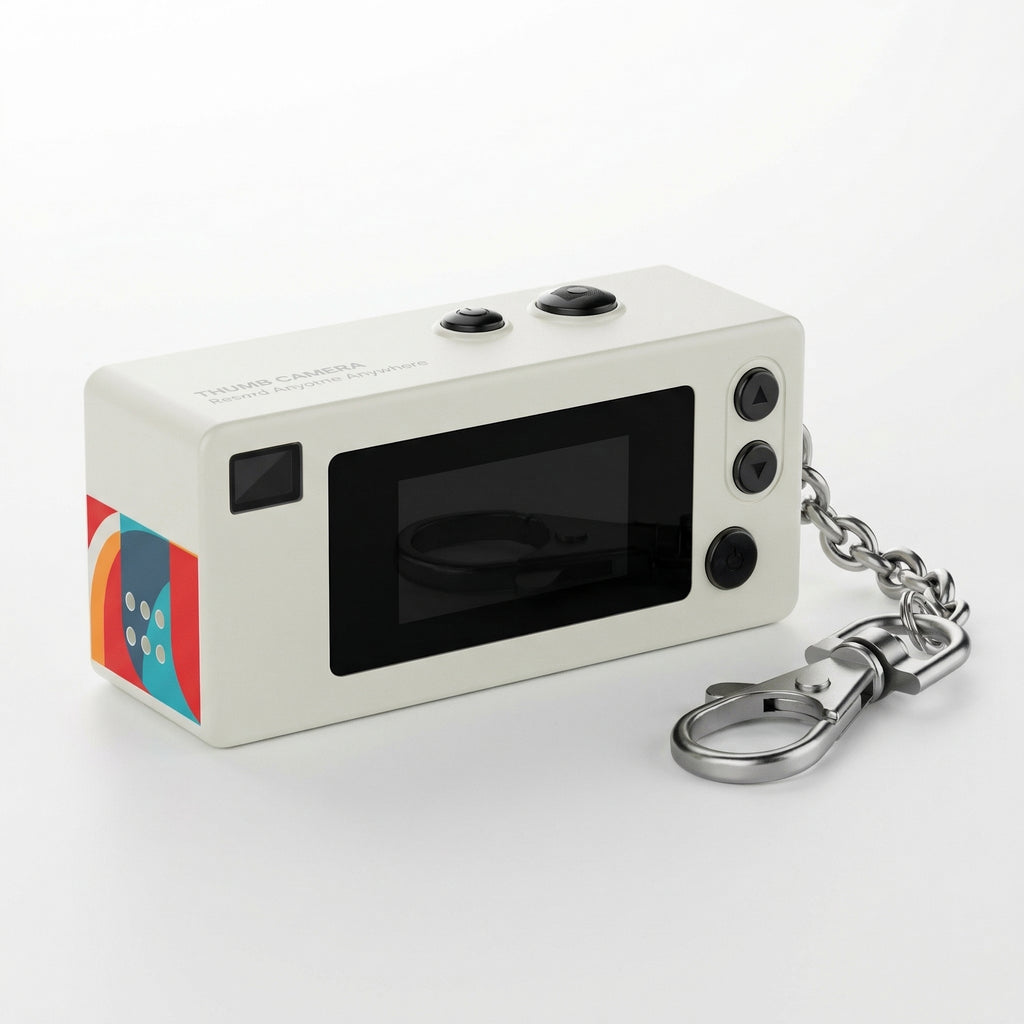 White Mini Clip Camera
