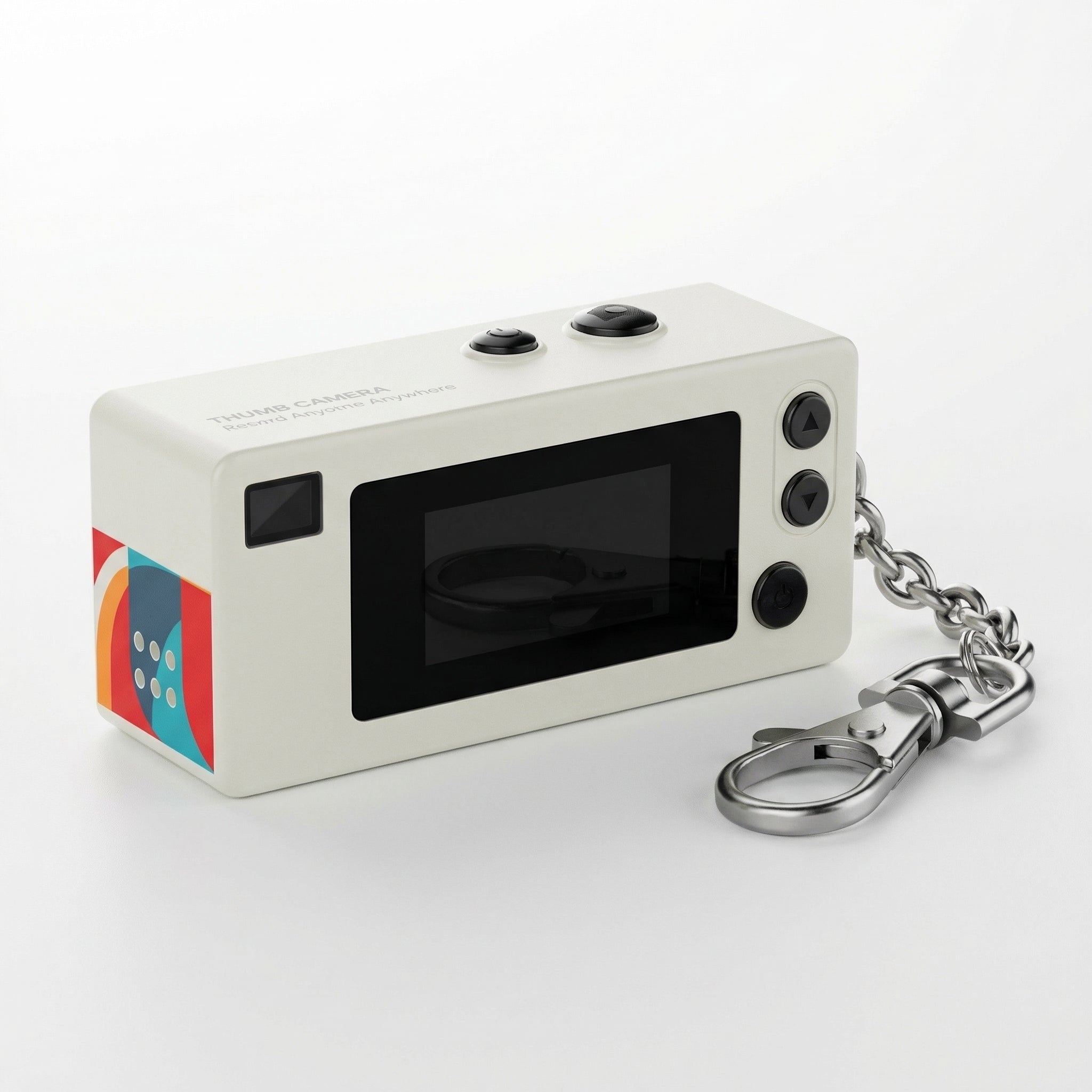 White Mini Clip Camera