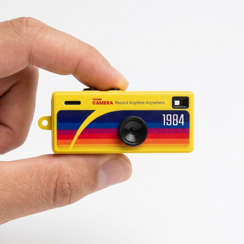 White Mini Clip Camera