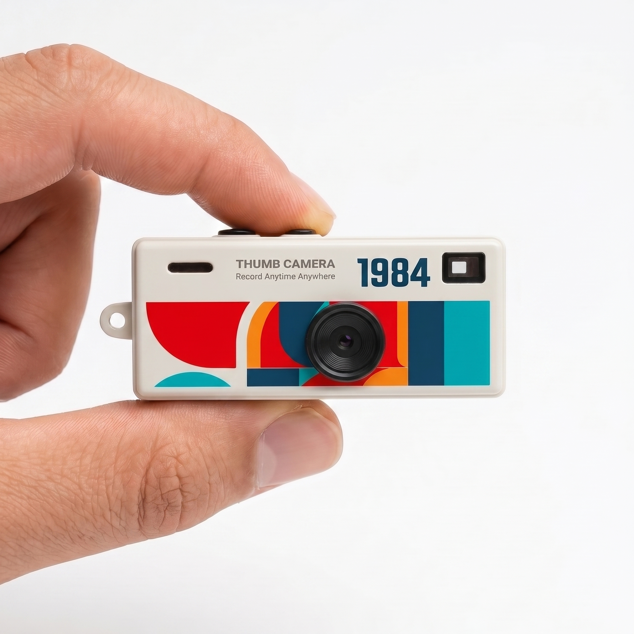 White Mini Clip Camera