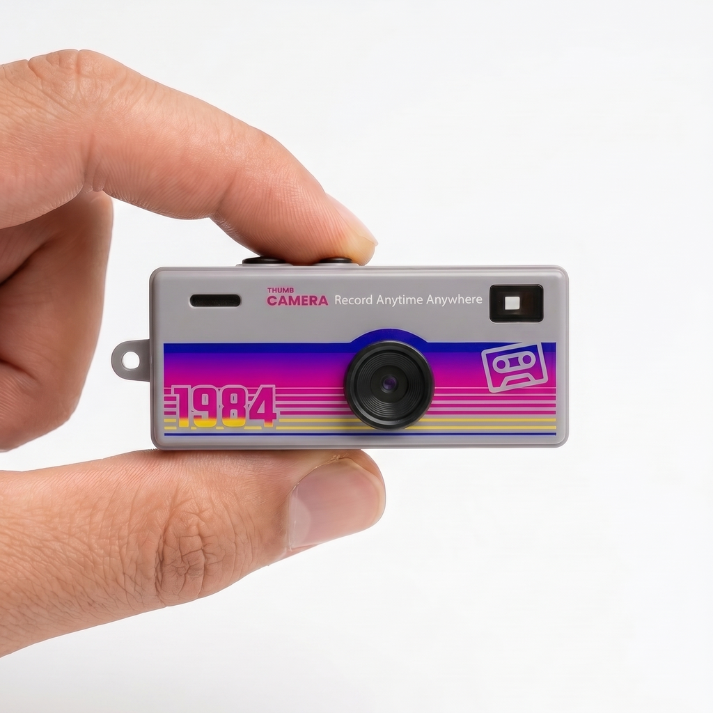 Red Mini Clip Camera