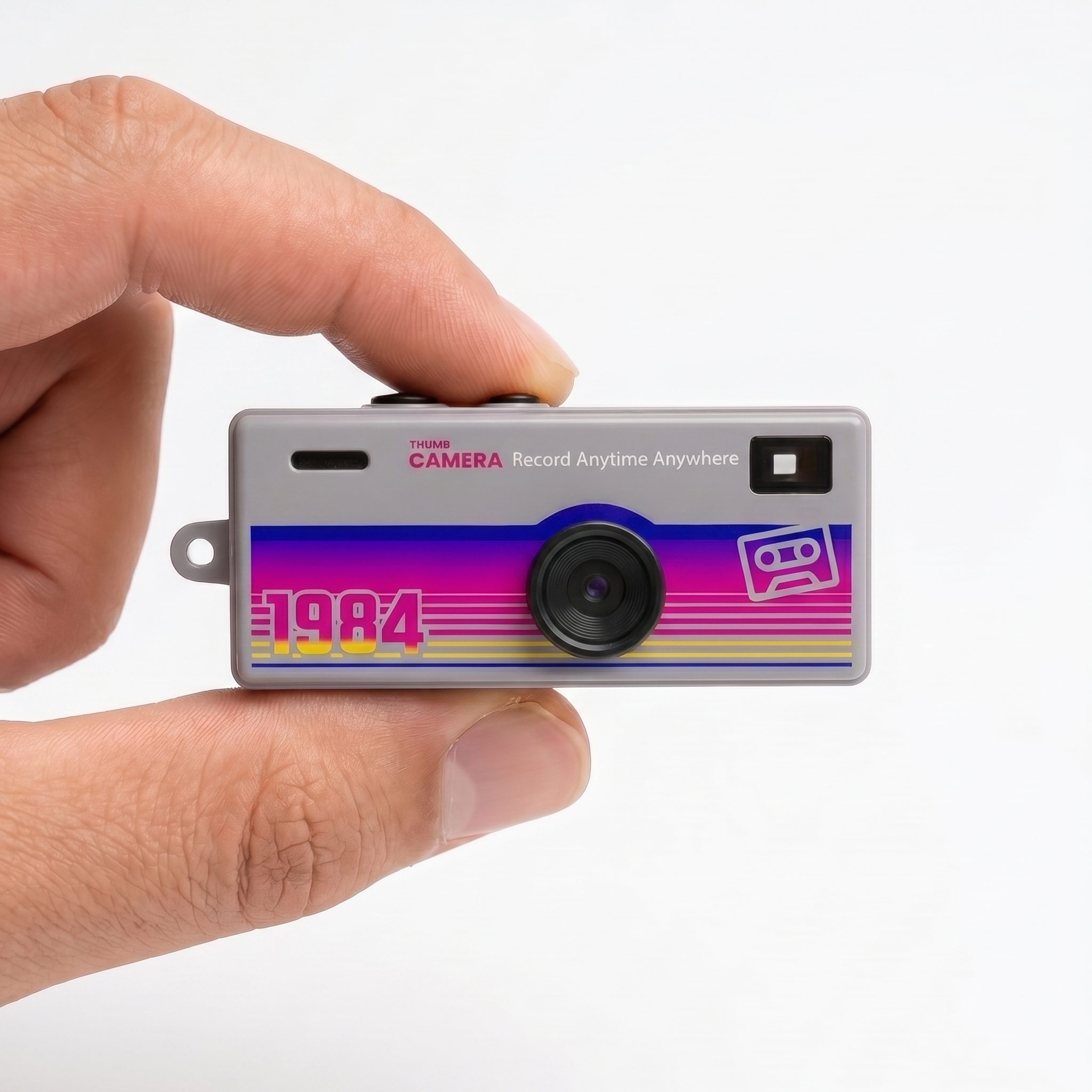 Gray Mini Clip Camera