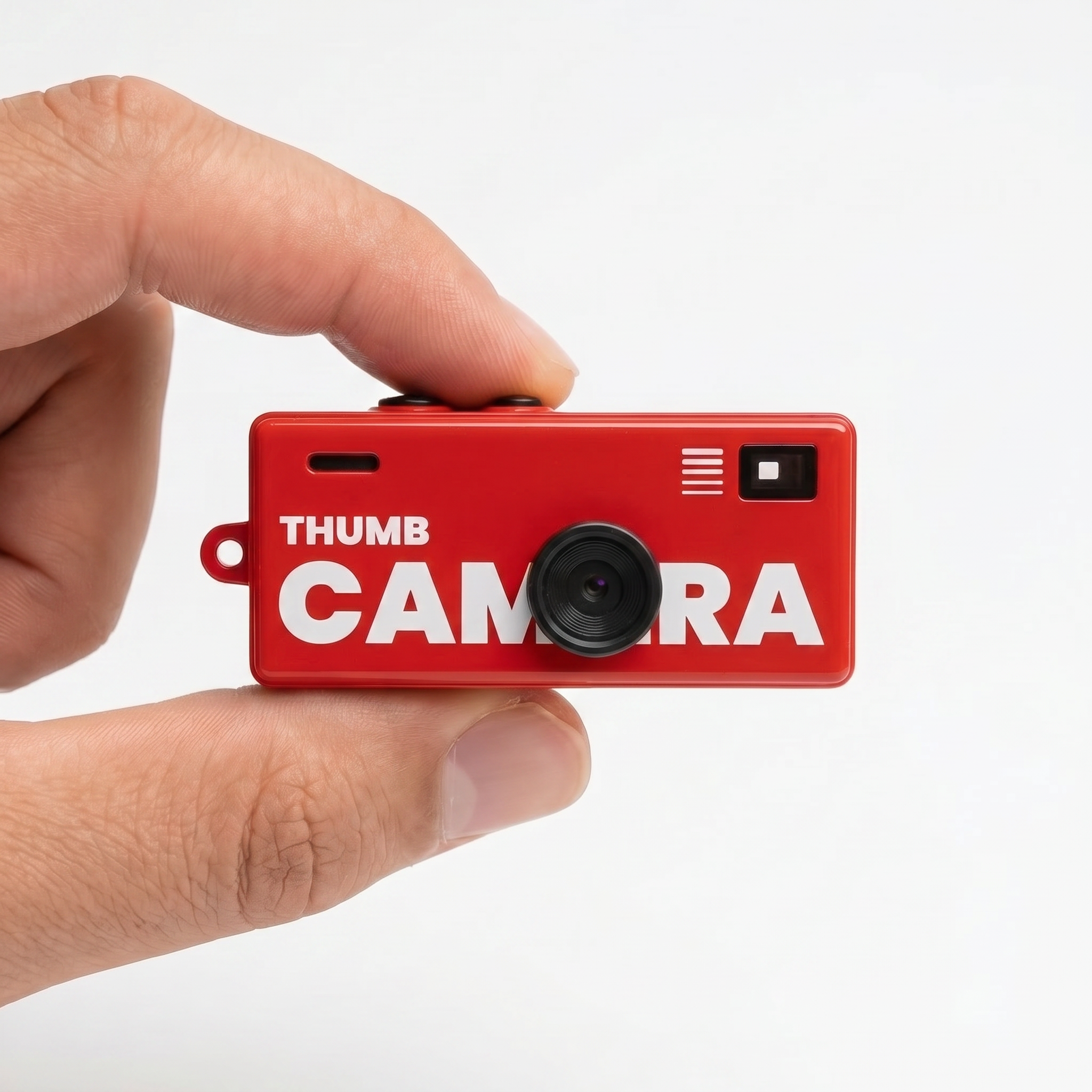 Red Mini Clip Camera